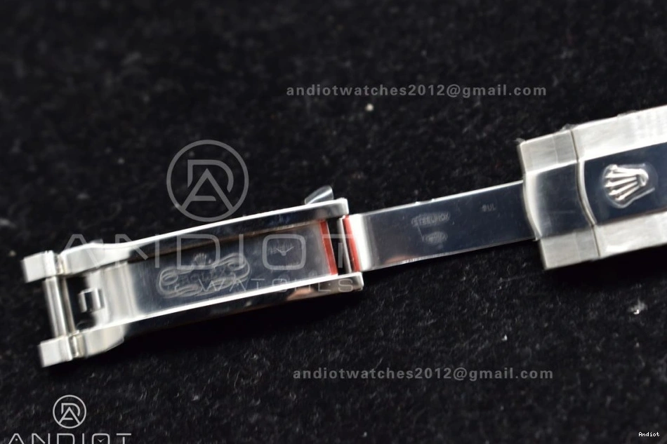 Best VS3235 Oyster 904L Gray 41 Bracelet DateJust VSF Edition Roman Green Dial SS 1:1 on 126330 0204